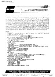 LC6538D datasheet pdf SANYO