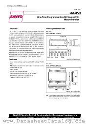 LC65P43 datasheet pdf SANYO