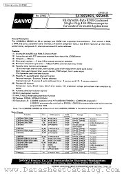 LC66506 datasheet pdf SANYO
