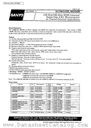 LC66512B datasheet pdf SANYO