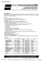 LC66F408 datasheet pdf SANYO