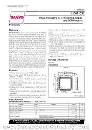 LC821031 datasheet pdf SANYO