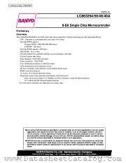 LC863240 datasheet pdf SANYO