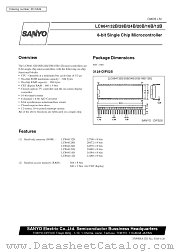 LC864116B datasheet pdf SANYO