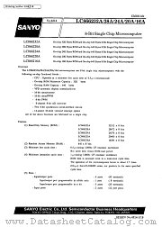 LC866216A datasheet pdf SANYO