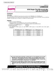 LC866540 datasheet pdf SANYO