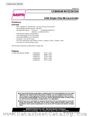LC866540A datasheet pdf SANYO