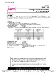 LC867124 datasheet pdf SANYO
