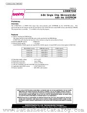 LC867232 datasheet pdf SANYO