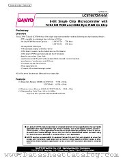 LC876572 datasheet pdf SANYO