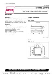 LC89080 datasheet pdf SANYO
