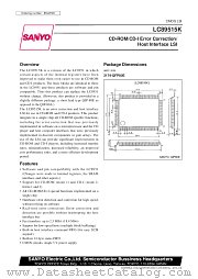 LC89515K datasheet pdf SANYO