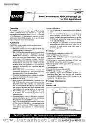 LC8954 datasheet pdf SANYO