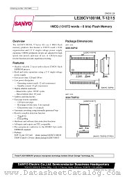 LE28CV1001T-12 datasheet pdf SANYO
