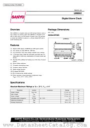 LM8562 datasheet pdf SANYO