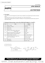 LPH-13216-27 datasheet pdf SANYO