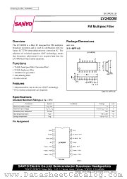 LV3400 datasheet pdf SANYO