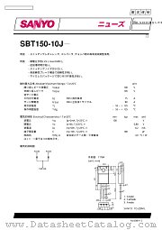 SBT150-10J datasheet pdf SANYO