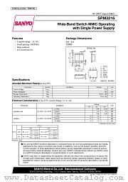 SPM3216 datasheet pdf SANYO