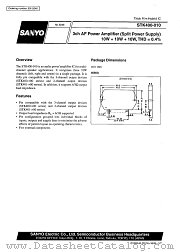 STK400-240 datasheet pdf SANYO