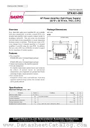 STK401-090 datasheet pdf SANYO