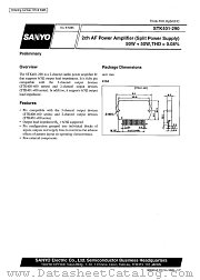 STK401-290 datasheet pdf SANYO