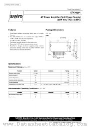 STK4028V datasheet pdf SANYO