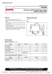 STK4036II datasheet pdf SANYO