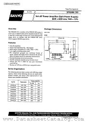 STK405-120 datasheet pdf SANYO