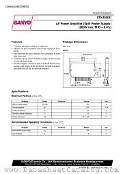 STK4050II datasheet pdf SANYO