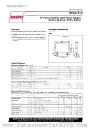 STK4131V datasheet pdf SANYO