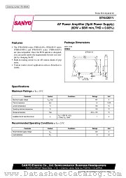 STK4201V datasheet pdf SANYO