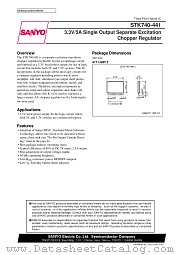 STK740-420 datasheet pdf SANYO