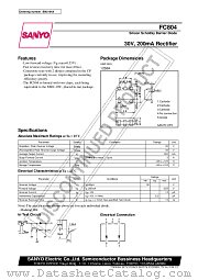 FC804 datasheet pdf SANYO