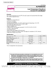 ALP228CGXC datasheet pdf SANYO