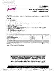 ALP236FXX datasheet pdf SANYO