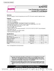 ALP237FXX datasheet pdf SANYO