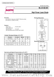 DL-6140-201 datasheet pdf SANYO