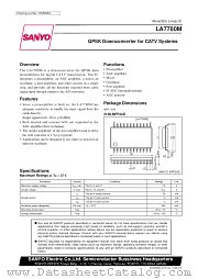 LA7780M datasheet pdf SANYO