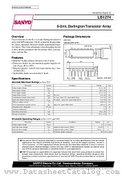 LB1274 datasheet pdf SANYO
