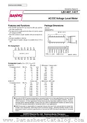 LB1417 datasheet pdf SANYO