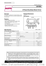 LB1693 datasheet pdf SANYO