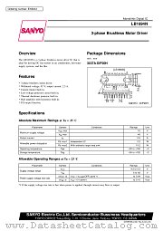 LB1694N datasheet pdf SANYO