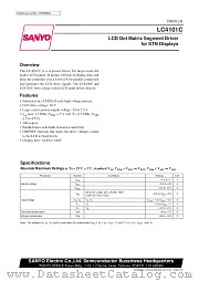 LC4101C datasheet pdf SANYO