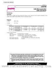 LC5739 datasheet pdf SANYO
