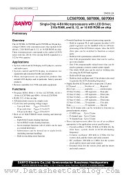 LC587006 datasheet pdf SANYO