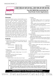 LC651152L datasheet pdf SANYO