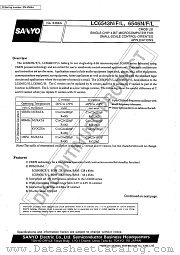 LC6546F datasheet pdf SANYO