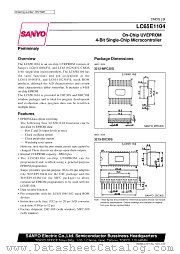 LC65E1104 datasheet pdf SANYO