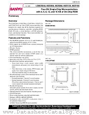 LC662316A datasheet pdf SANYO